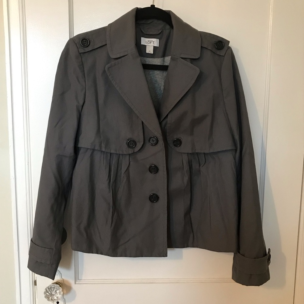 LOFT Grey Jacket - Like New - Size Medium